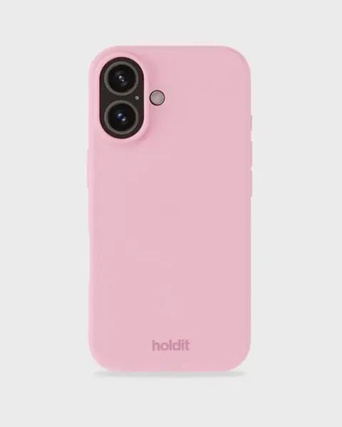 Holdit Telefonskal Silicone iPhone 16 Plus - Rosa - Travels And Bags