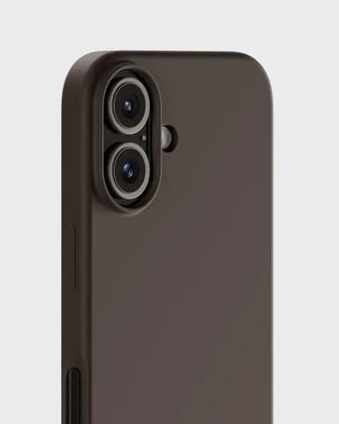 Holdit Telefonskal Silicone iPhone 16 Plus - Mörkbrun - Travels And Bags
