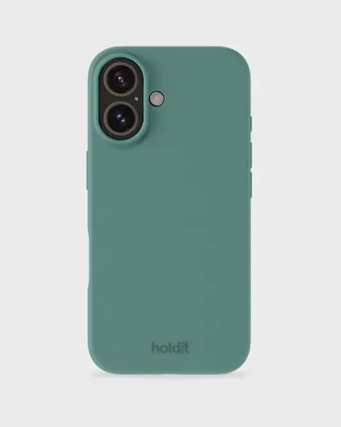 Holdit Telefonskal Silicone iPhone 16 Plus - Grön - Travels And Bags