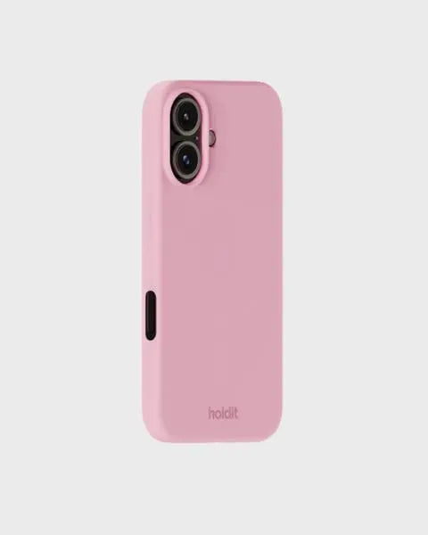 Holdit Telefonskal Silicone iPhone 16 Plus - Rosa - Travels And Bags