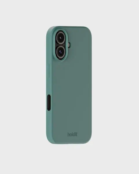 Holdit Telefonskal Silicone iPhone 16 Plus - Grön - Travels And Bags