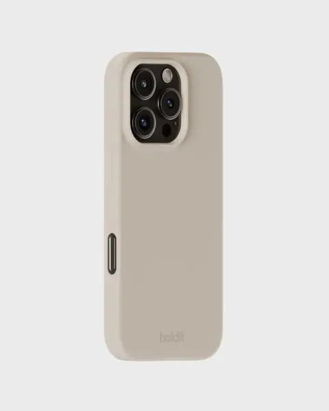 Holdit Telefonskal Silicone iPhone 16 Pro - Beige - Travels And Bags
