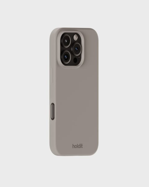 Holdit Telefonskal Silicone iPhone 16 Pro Max - Taupe - Travels And Bags