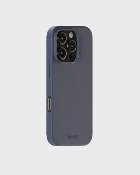 Holdit Telefonskal Silicone iPhone 16 Pro Max - Marinblå - Travels And Bags
