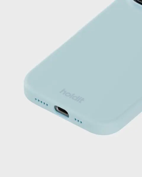 Holdit Telefonskal Silicone iPhone 16 Pro Max - Ljusblå - Travels And Bags