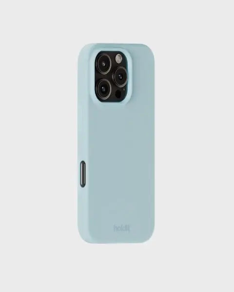 Holdit Telefonskal Silicone iPhone 16 Pro Max - Ljusblå - Travels And Bags