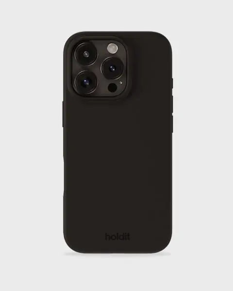 Holdit Telefonskal Silicone iPhone 16 Pro Max - Svart - Travels And Bags