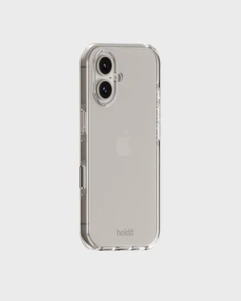 Holdit Telefonskal Seethru iPhone 16 - Vit - Travels And Bags