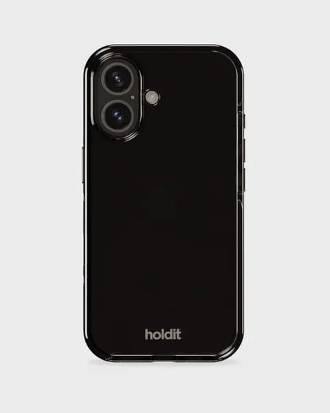 Holdit Telefonskal Seethru iPhone 16 - Svart - Travels And Bags