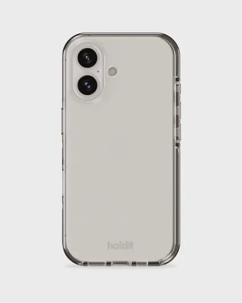 Holdit Telefonskal Seethru iPhone 16 - Vit - Travels And Bags