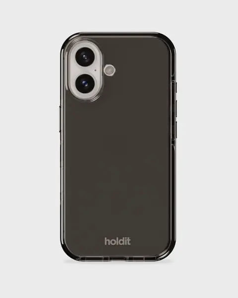 Holdit Telefonskal Seethru iPhone 16 Plus - Svart - Travels And Bags