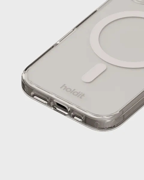 Holdit Telefonskal MagSafe iPhone 16 Plus - Transparent/Vit - Travels And Bags