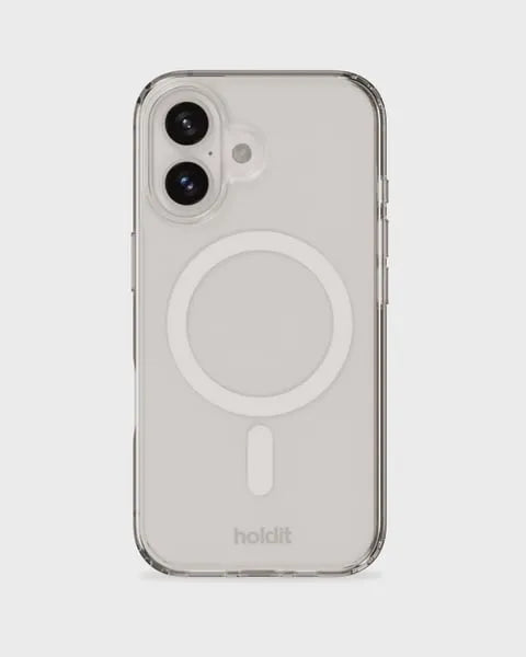 Holdit Telefonskal MagSafe iPhone 16 Plus - Transparent/Vit - Travels And Bags