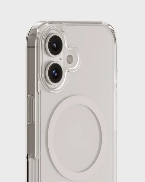 Holdit Telefonskal MagSafe iPhone 16 Plus - Transparent/Vit - Travels And Bags
