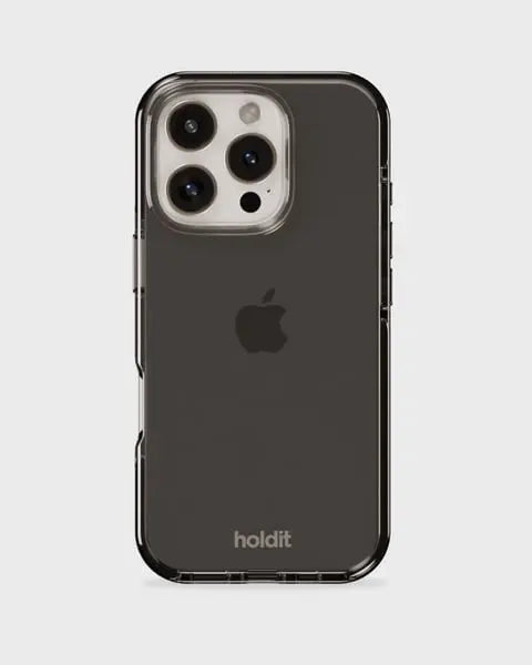 Holdit Telefonskal Seethru iPhone 16 Pro - Svart - Travels And Bags