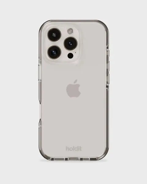 Holdit Telefonskal Seethru iPhone 16 Pro Max - Vit - Travels And Bags