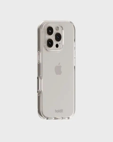 Holdit Telefonskal Seethru iPhone 16 Pro Max - Vit - Travels And Bags