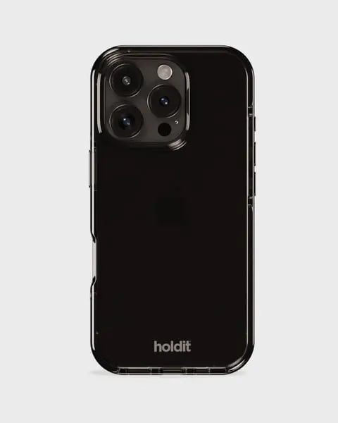 Holdit Telefonskal Seethru iPhone 16 Pro Max - Svart - Travels And Bags