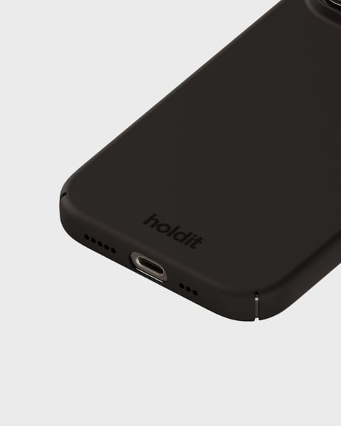 Holdit Telefonskal Slim iPhone 16 Pro - Svart - Travels And Bags