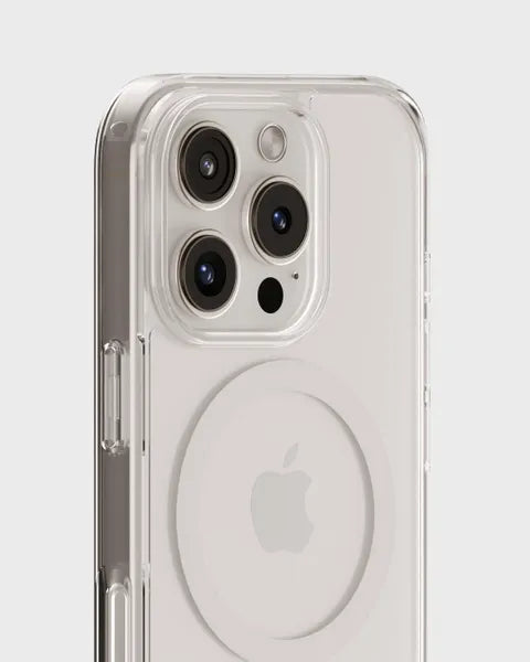 Holdit Telefonskal MagSafe iPhone 16 Pro Max - Transparent/Vit - Travels And Bags