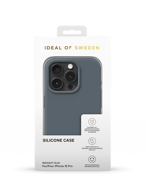 Ideal of Sweden Silicone Mobilskal - Marinblå