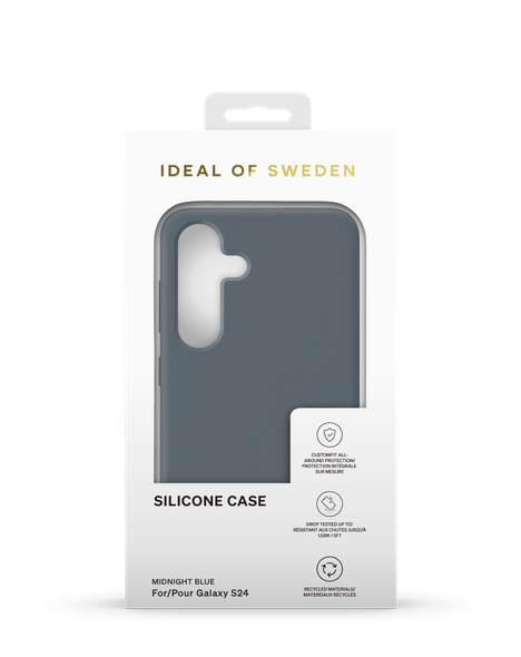 Ideal of Sweden Silicone Mobilskal - Marinblå