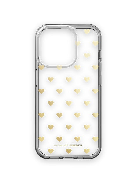 Ideal of Sweden Clear Case Mobilskal - Guldiga Hjärtan - Travels And Bags