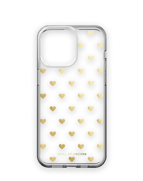 Ideal of Sweden Clear Case Mobilskal - Guldiga Hjärtan - Travels And Bags