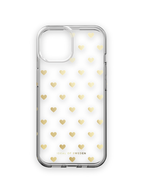 Ideal of Sweden Clear Case Mobilskal - Guldiga Hjärtan - Travels And Bags