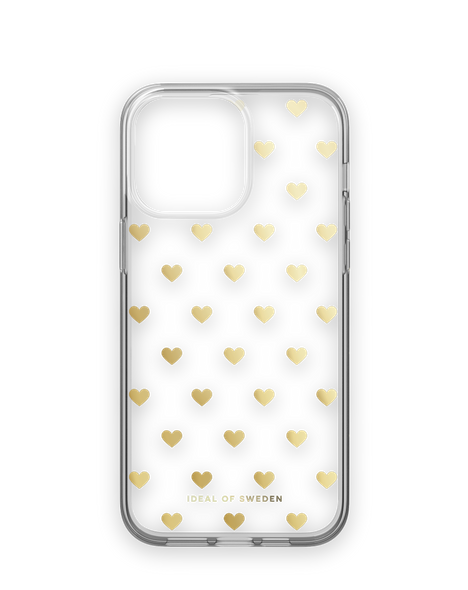 Ideal of Sweden Clear Case Mobilskal - Guldiga Hjärtan - Travels And Bags