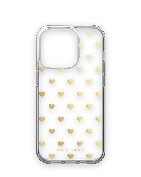 Ideal of Sweden Clear Case Mobilskal - Guldiga Hjärtan - Travels And Bags