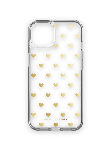Ideal of Sweden Clear Case Mobilskal - Guldiga Hjärtan - Travels And Bags
