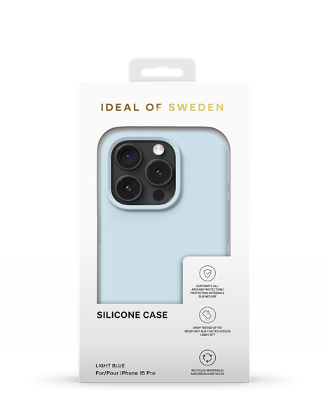 Ideal of Sweden Silicone Mobilskal - Ljusblå