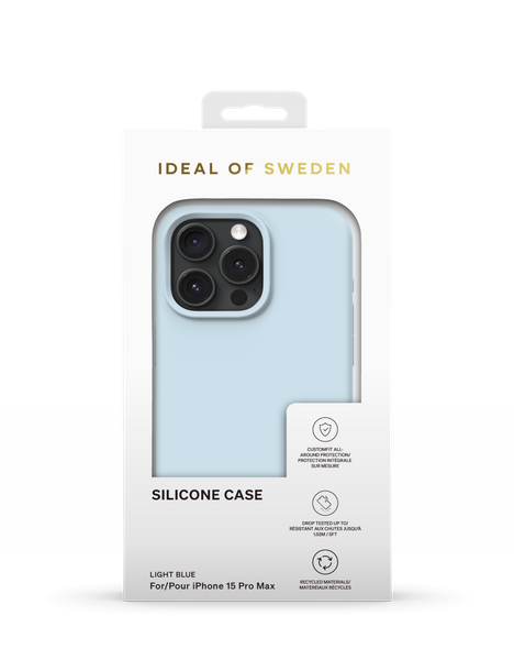 Ideal of Sweden Silicone Mobilskal - Ljusblå