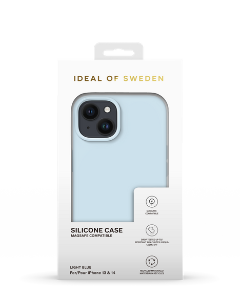 Ideal of Sweden Silicone Mobilskal Magsafe - Ljusblå - Travels And Bags