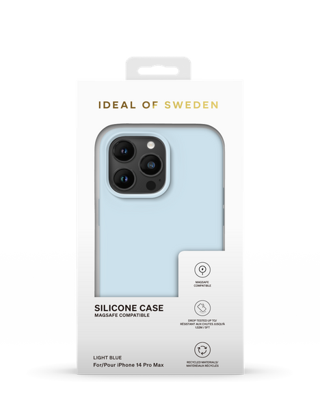 Ideal of Sweden Silicone Mobilskal Magsafe - Ljusblå - Travels And Bags
