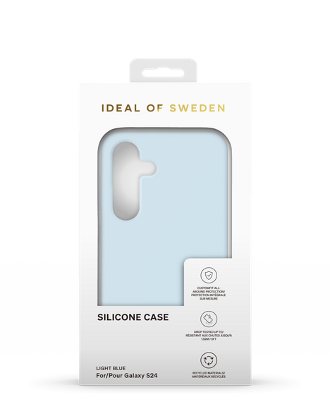 Ideal of Sweden Silicone Mobilskal - Ljusblå