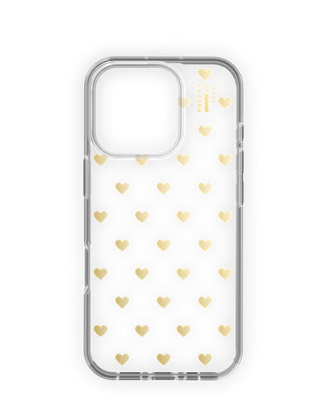 Ideal of Sweden Clear Case Mobilskal - Guldiga Hjärtan - Travels And Bags