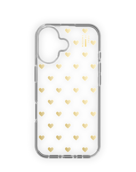 Ideal of Sweden Clear Case Mobilskal - Guldiga Hjärtan - Travels And Bags