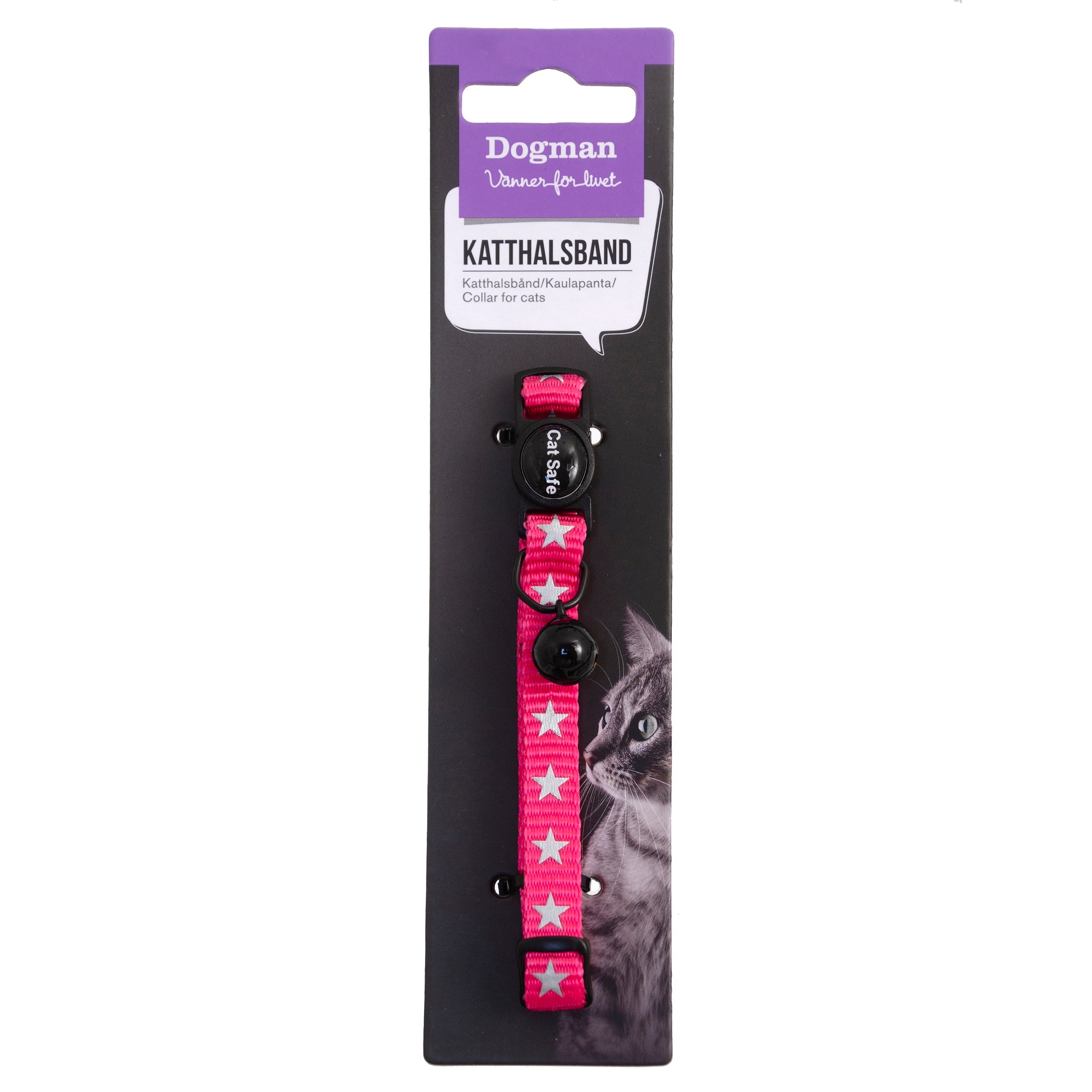 Dogman Katthalsband Simba Rosa 30cm
