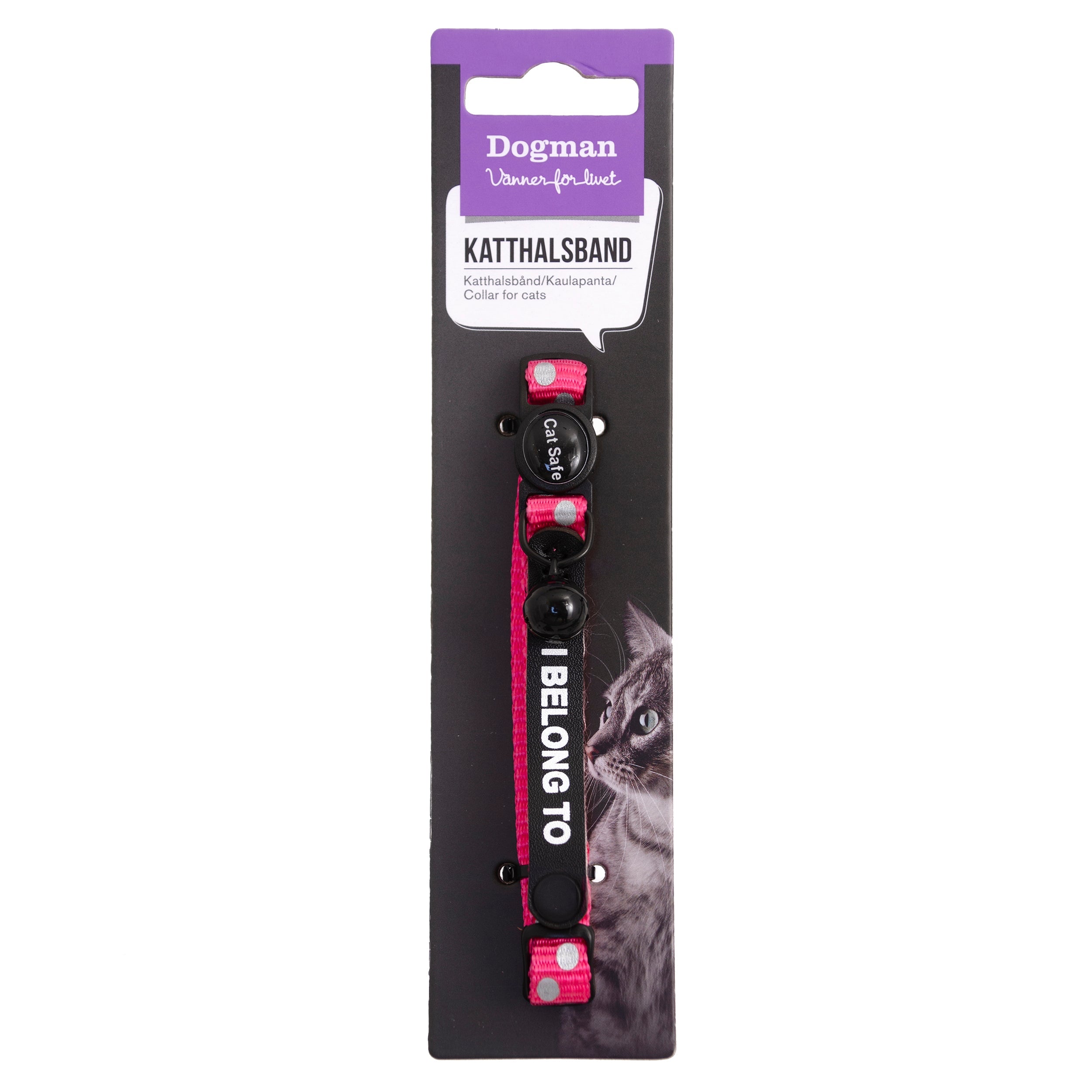 Dogman Katthalsband Doris Rosa 30cm