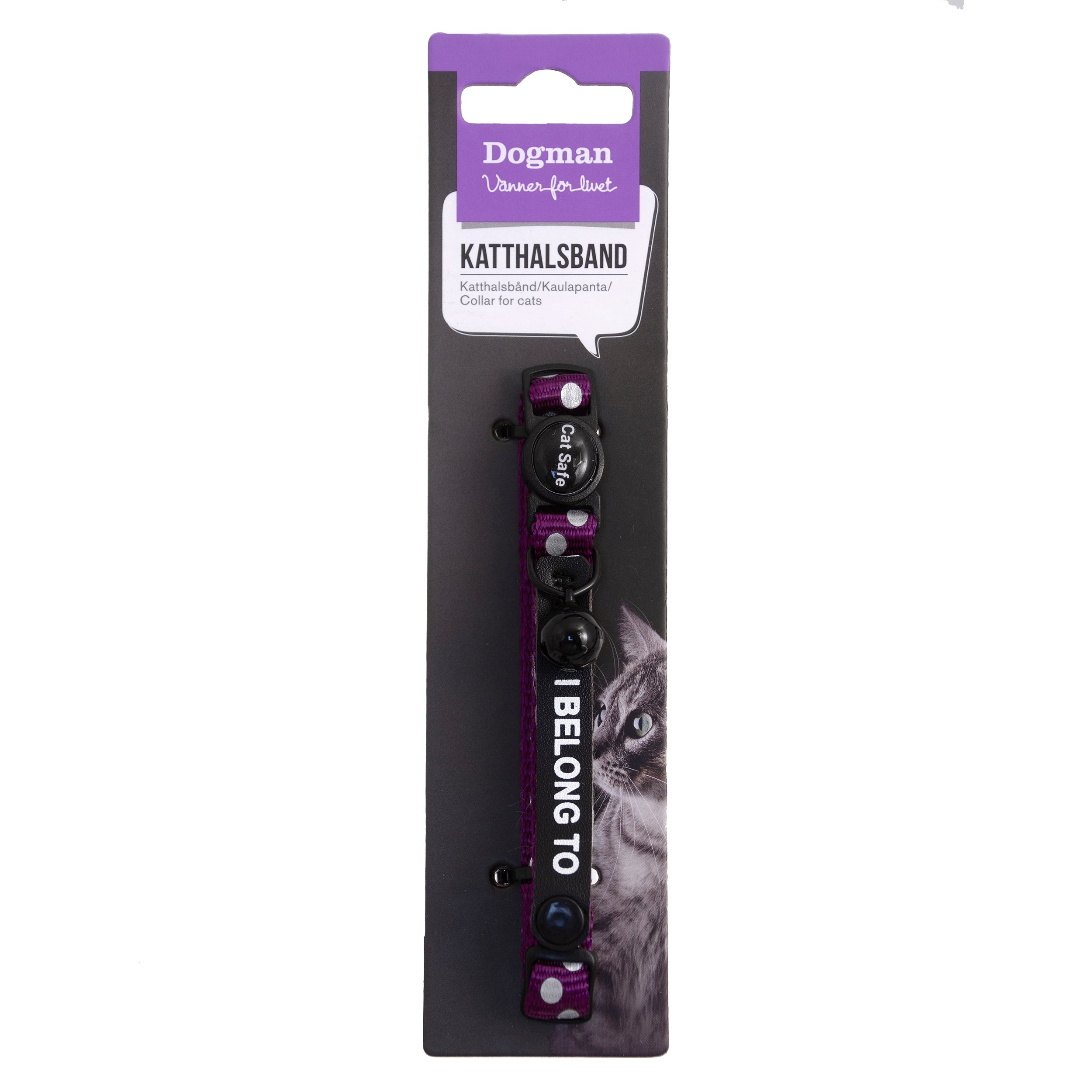 Dogman Katthalsband Doris Lila 30cm