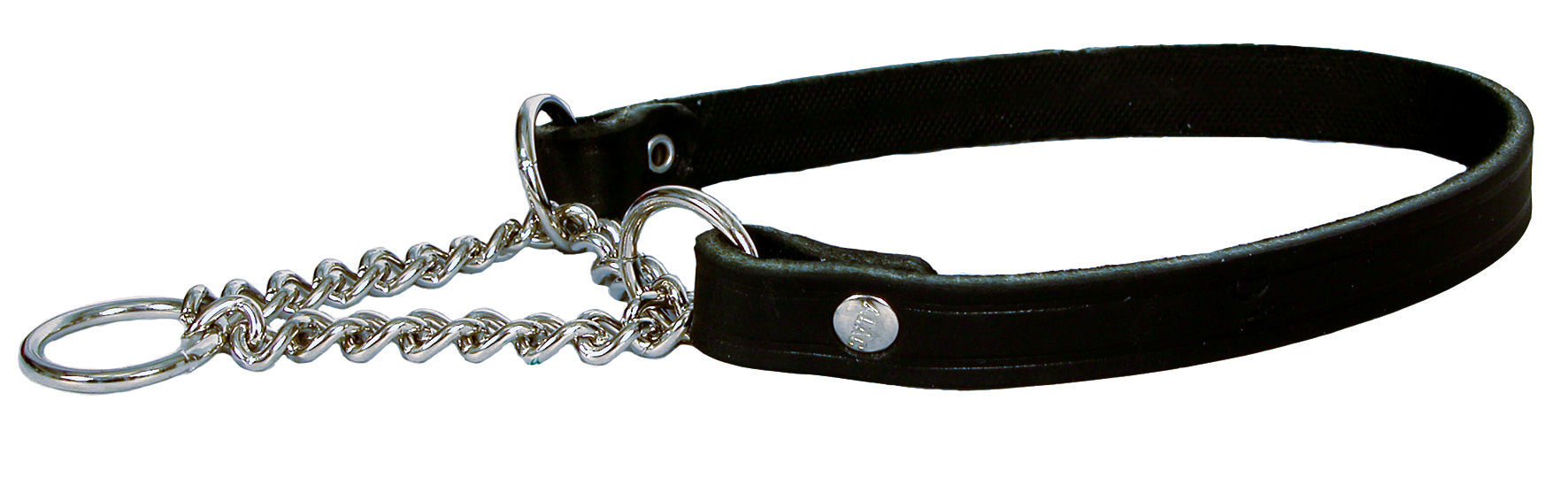 Alac Halvstryp Läderhalsband 50cm Svart