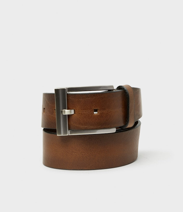 Saddler Ebeltoft Läderbälte - Brun - Travels And Bags