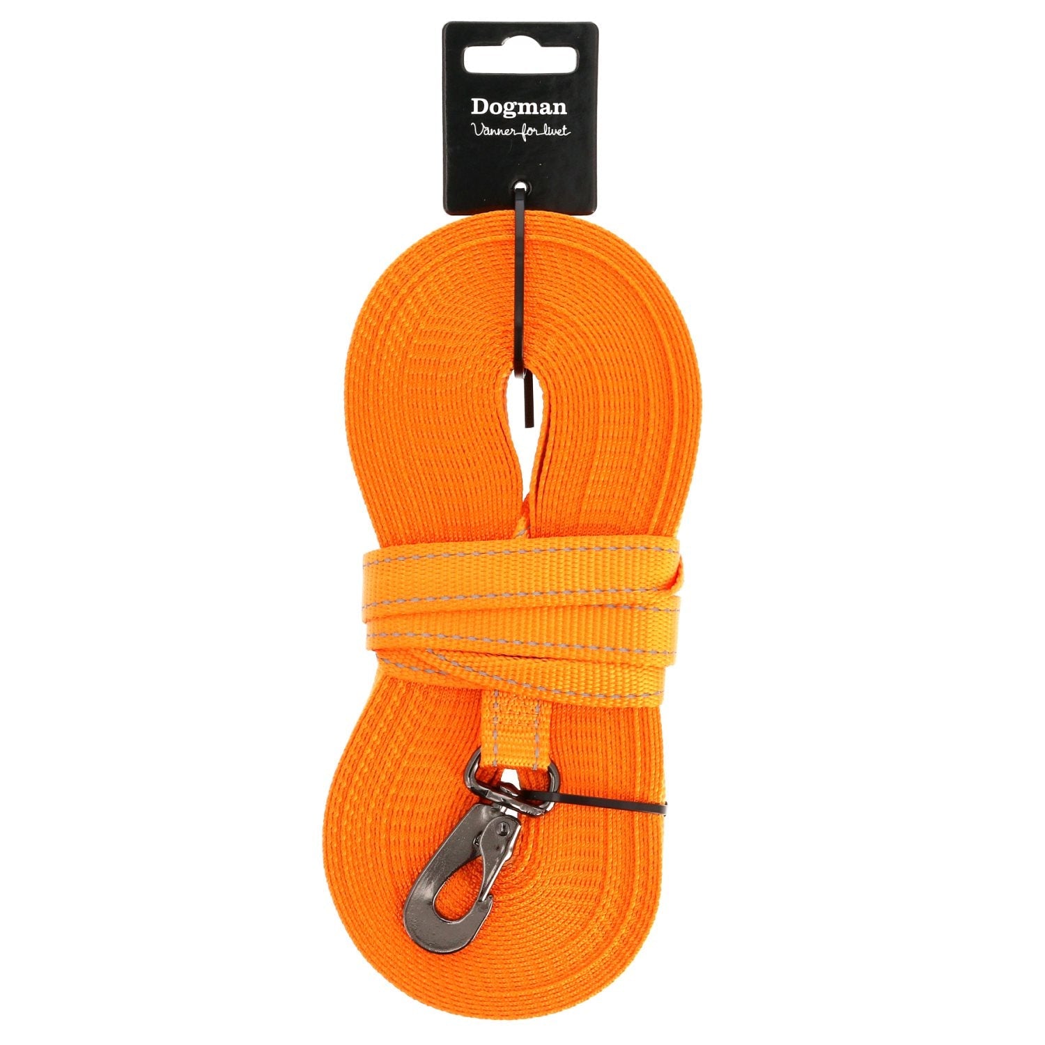 Dogman Spårlina Iris Vävd Orange 15m
