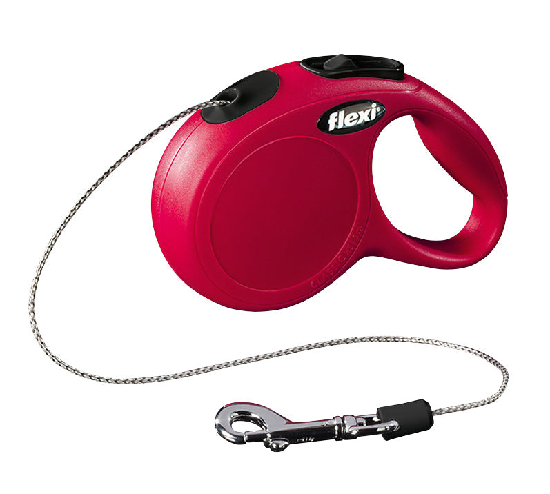 Flexi New Classic Cat Cord Flexikoppel Röd Xs 3m