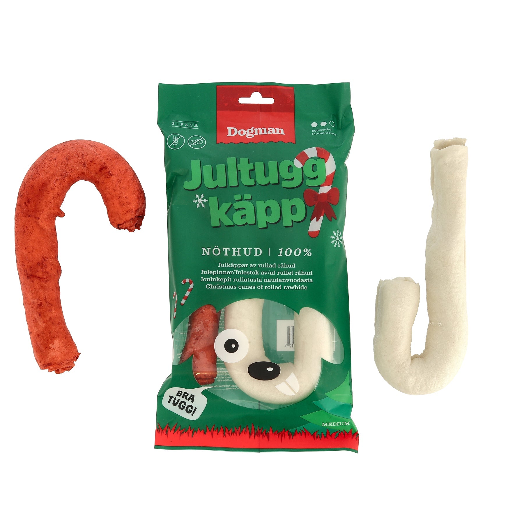 Dogman Xmas Chew Sticks Chew Bones 20cm