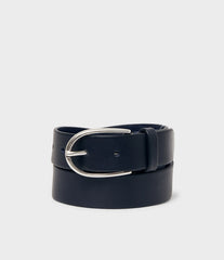 Saddler Harlow Läderbälte - Marinblå