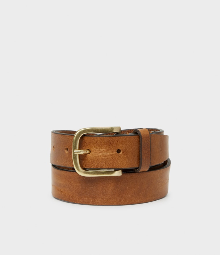 Saddler Epping Läderbälte - Ljusbrun - Travels And Bags