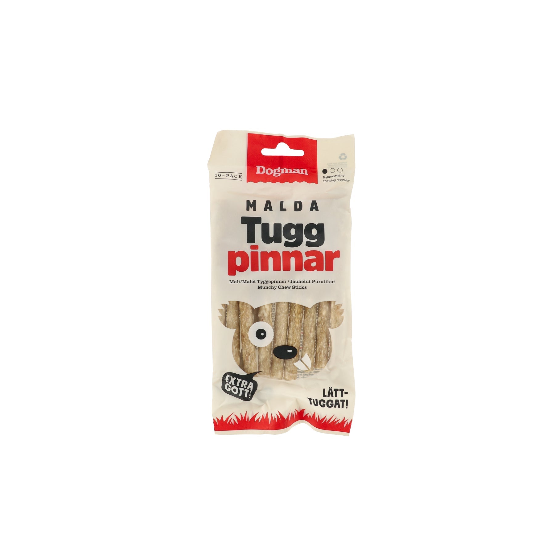 Dogman Tuggpinnar Malda Brun 10p 5cm